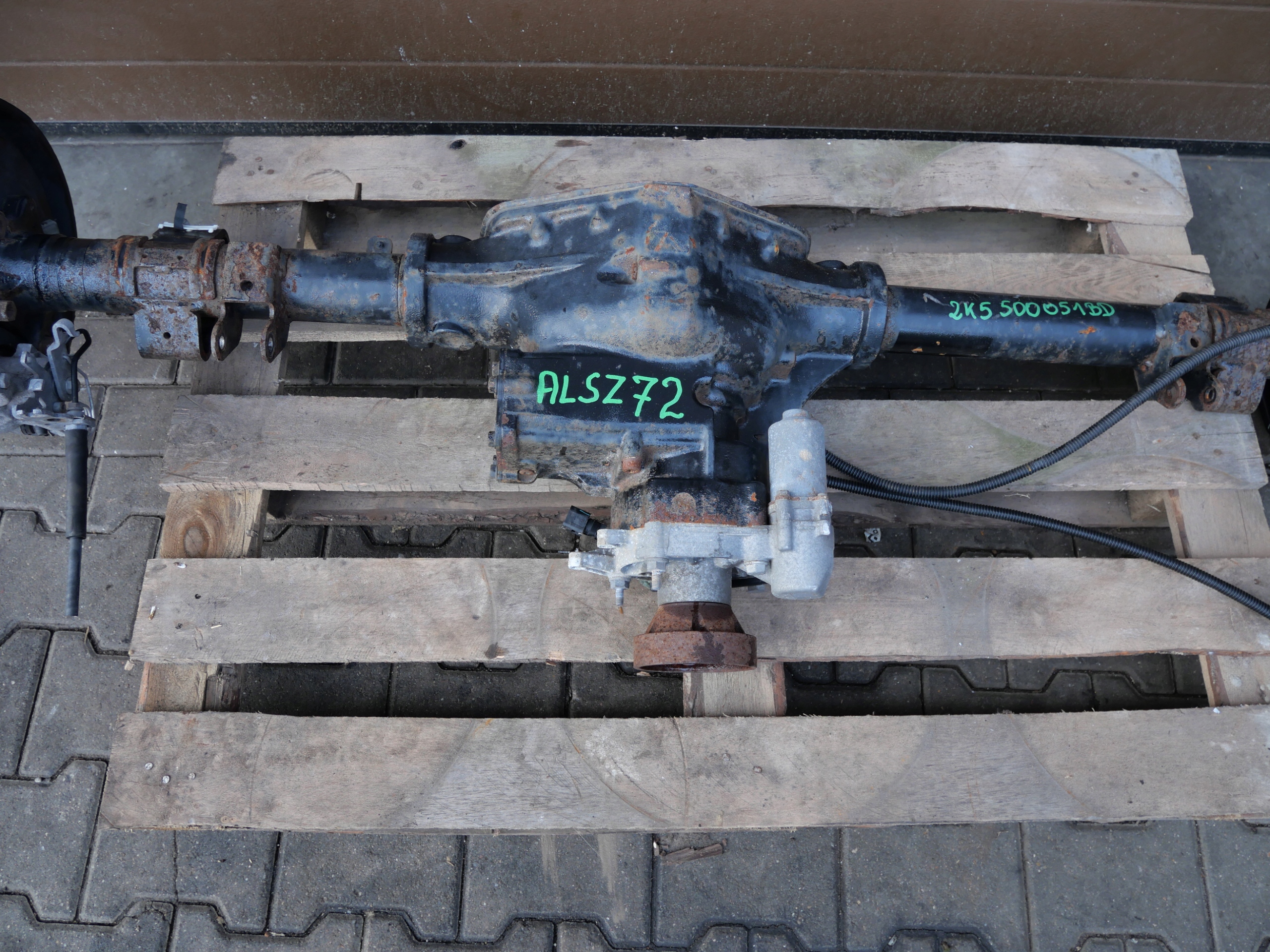 VW CADDY IV 2K differential diff rear part 2K5500051BD 4X4
