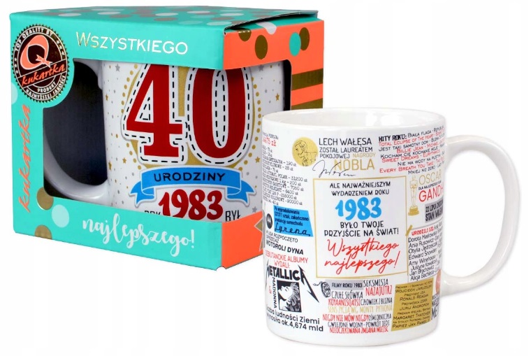 

Kubek Na Czterdziestkę 40 Urodziny Rocznik 1983