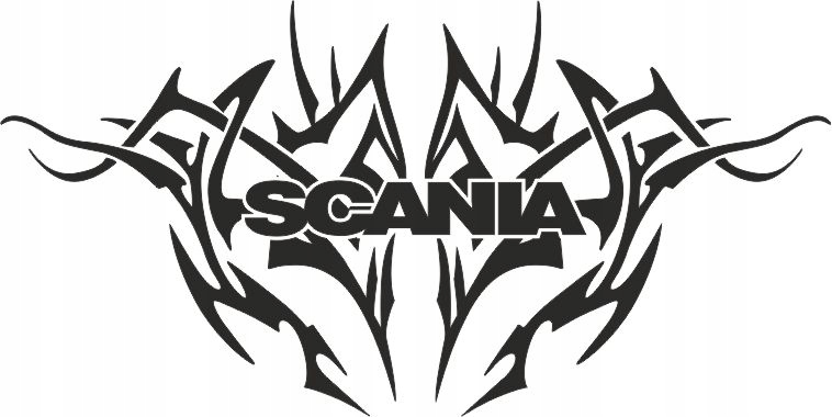 

Naklejka Na Tył Kabiny Scania Topline Highline #7