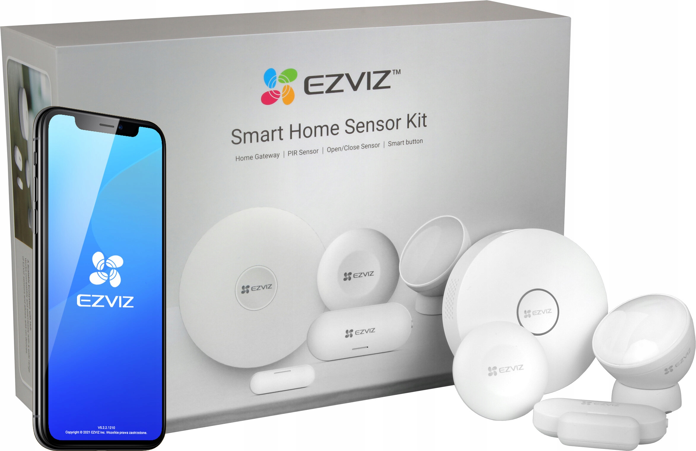 Bezdrôtový alarm Ezviz Smart Home Sensor Kit CS-B1