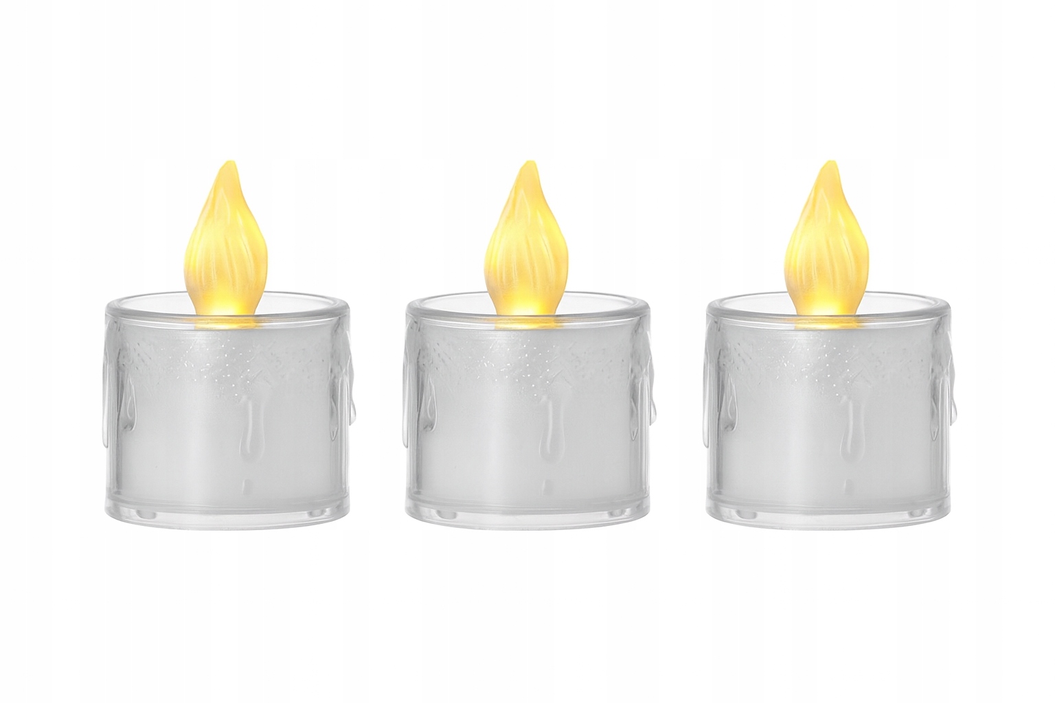 Svíčka Hřbitovní Svíčka Lampička Bílá Teplá 7 CM 24 Ks Led vklad do hřbitovní svíčky