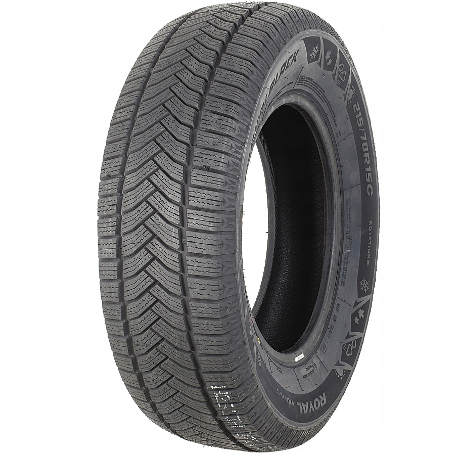 215/60R17C OPONY WIELOSEZONOWE ROYAL VAN AllSeason BUS CAŁOROCZNE 109/107T Liczba opon w ofercie 1 szt.