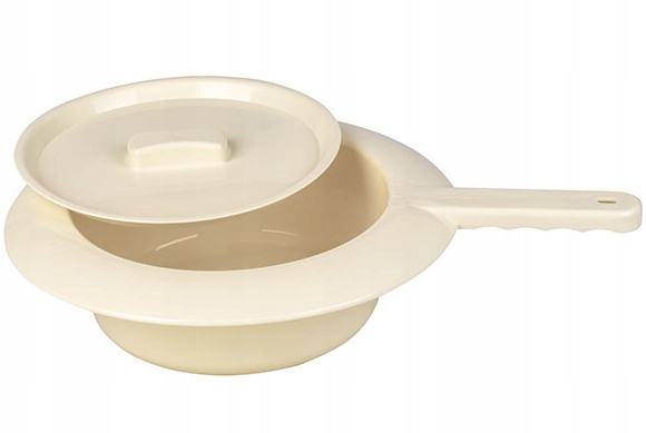 Basen sanitarny, podsuwacz Ecru 1szt.