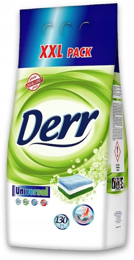 

Proszek do prania uniwersalny Derr 8,45kg 130 prań
