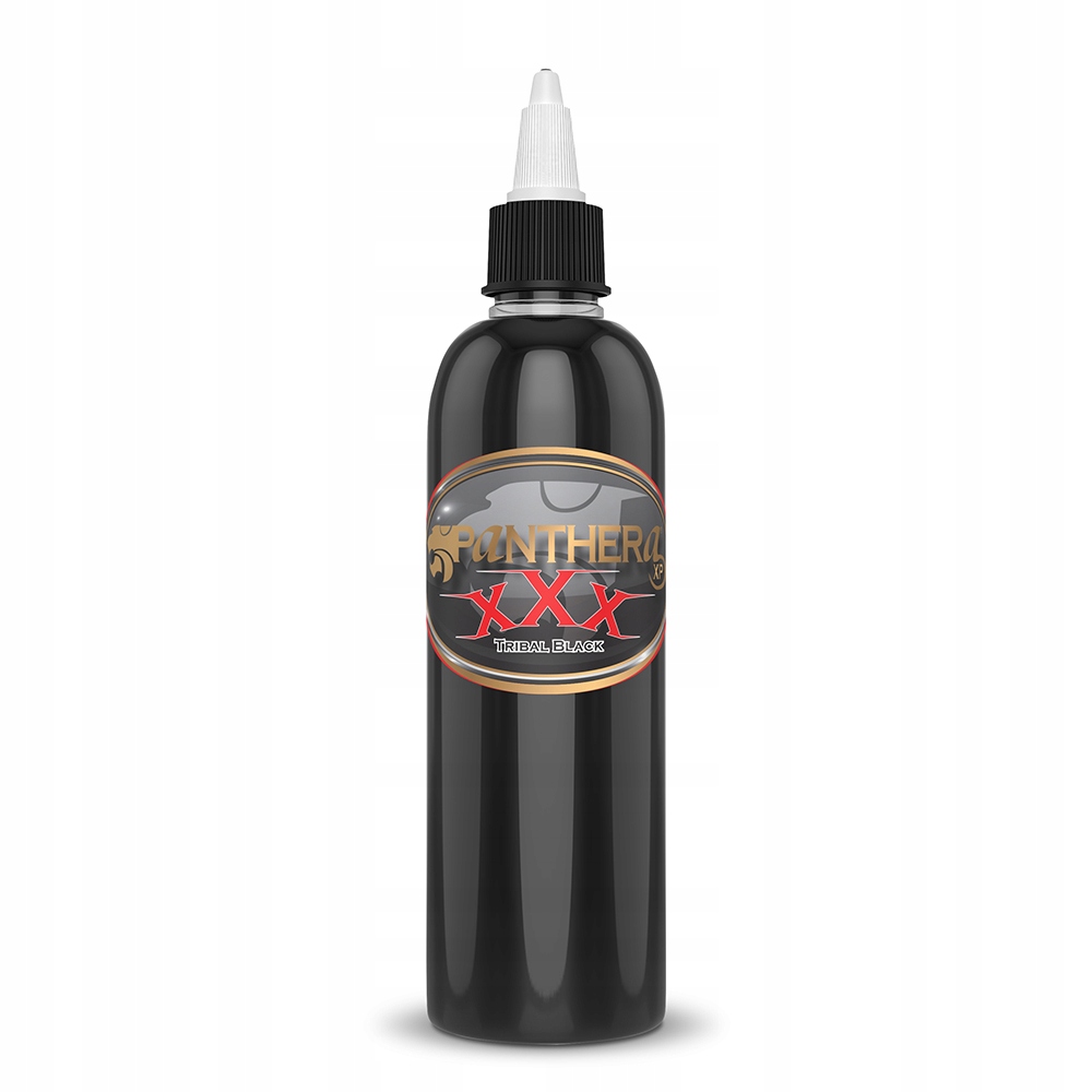 Panthera XXX Tribal Black 150ml Reach – Czarny tusz do tatuażu, Blackwork