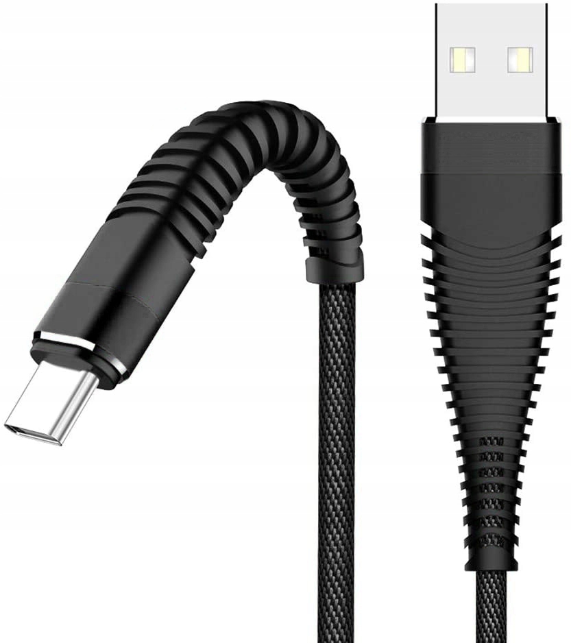Długi 2 metry Wzmacniany Kabel TYP-C QUICK CHARGE Długość przewodu 2 m