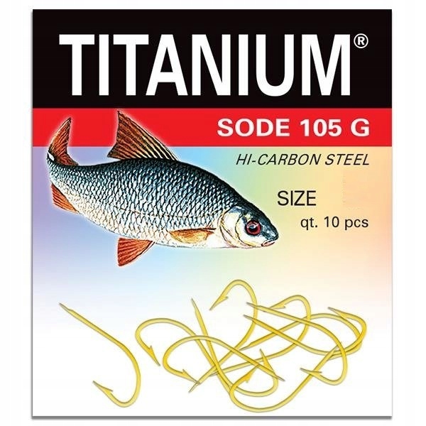 Robinson Haczyki Titanium Sode 105 G rozmiar 8