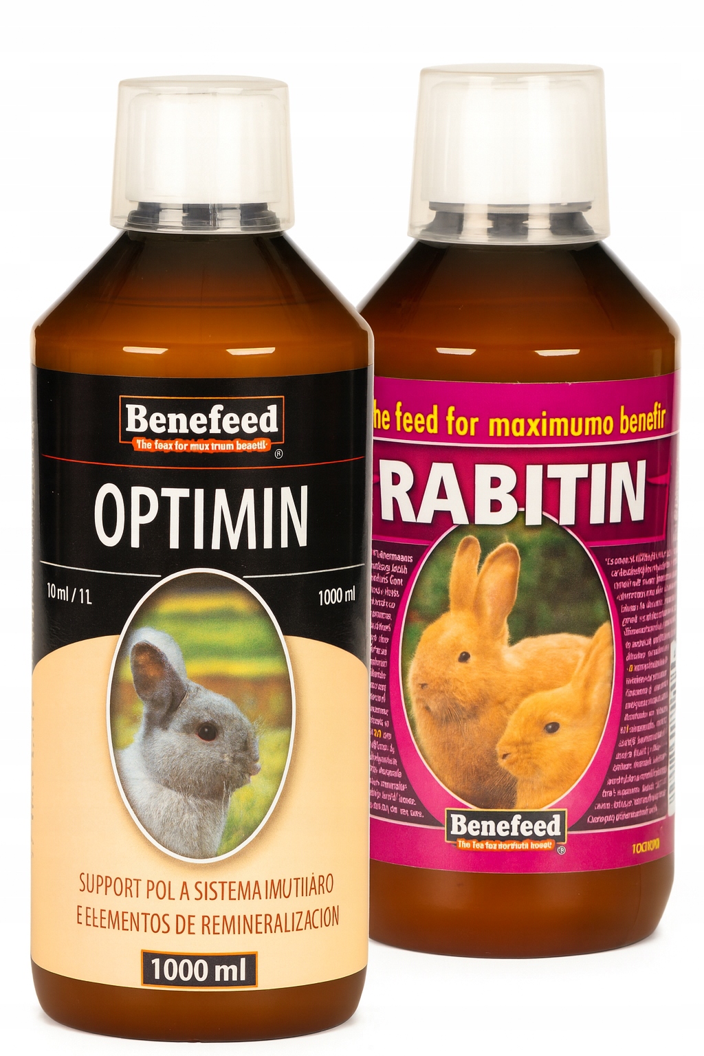 Levně Optimin Králík Rabitin Králík 2×1 L Vitamíny Kondice, imunita, růst