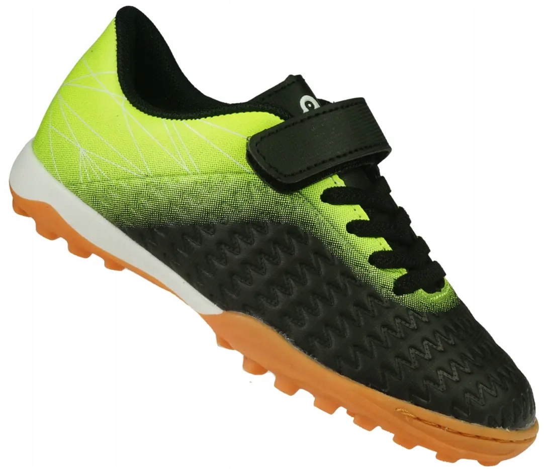 Turfy dziecięce buty na orlik Apawwa CX2604RBL czarno zielopne