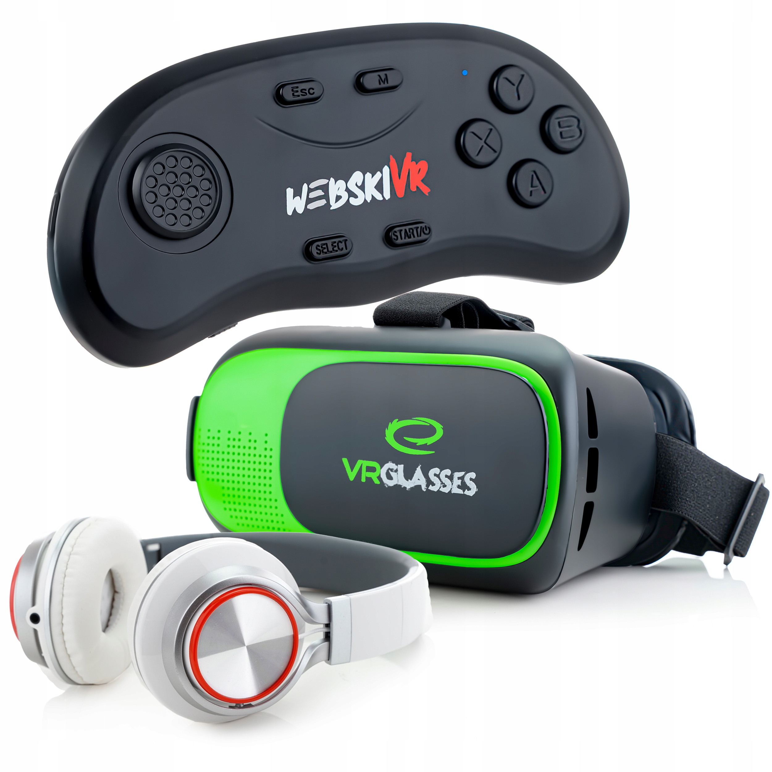 OKULARY GOGLE 3D VR 360 2.0 VIRTUAL REALITY+ PAD