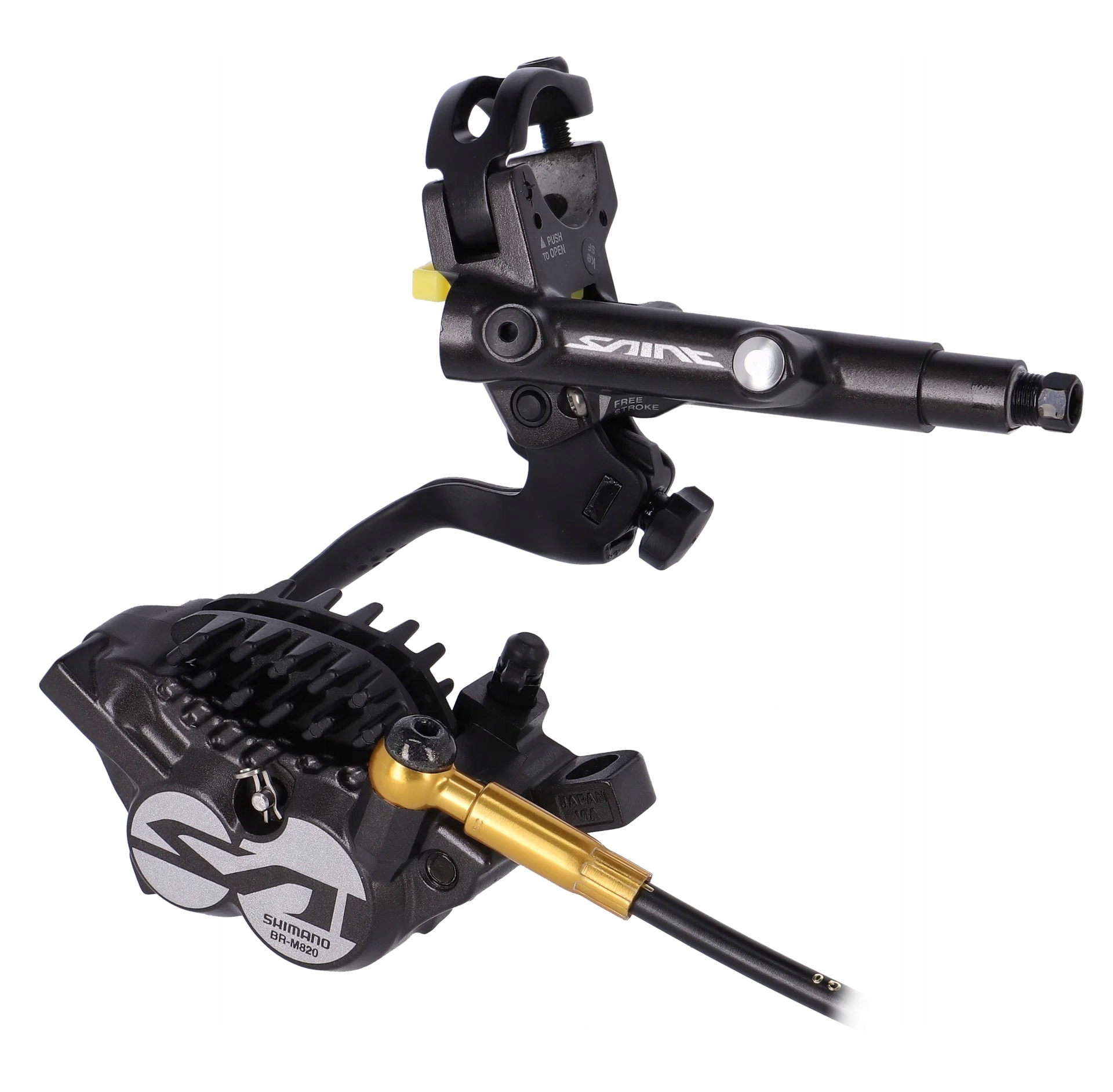 Shimano Hydraulické Kotoučové Brzdy Saint Br- m820 Zad. k. , Cerná, Pravá
