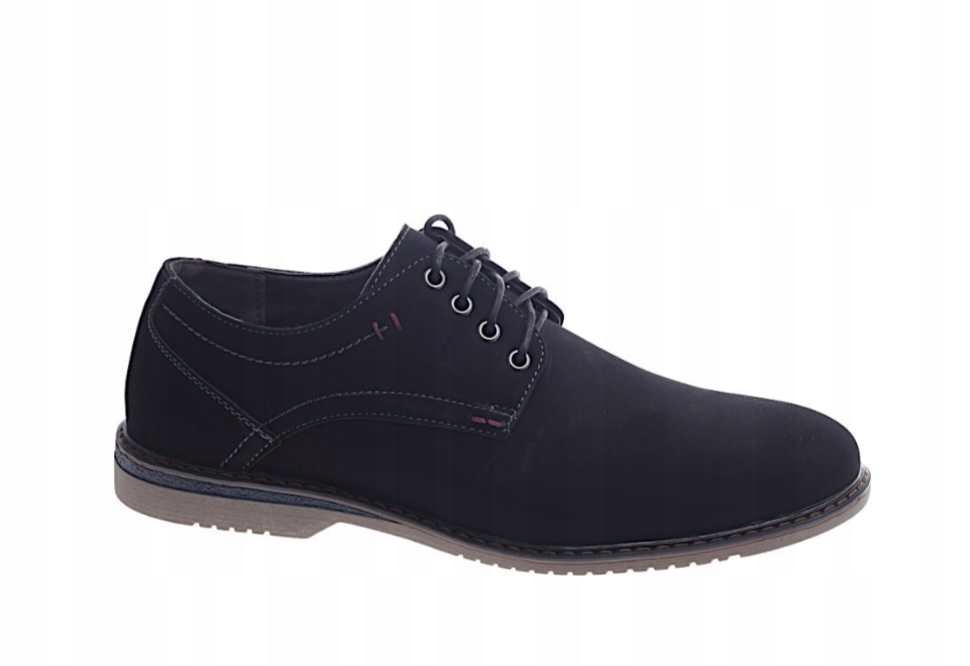 półbuty męskie czarne sznurowane wygodne r.43 Kod producenta 9D281A