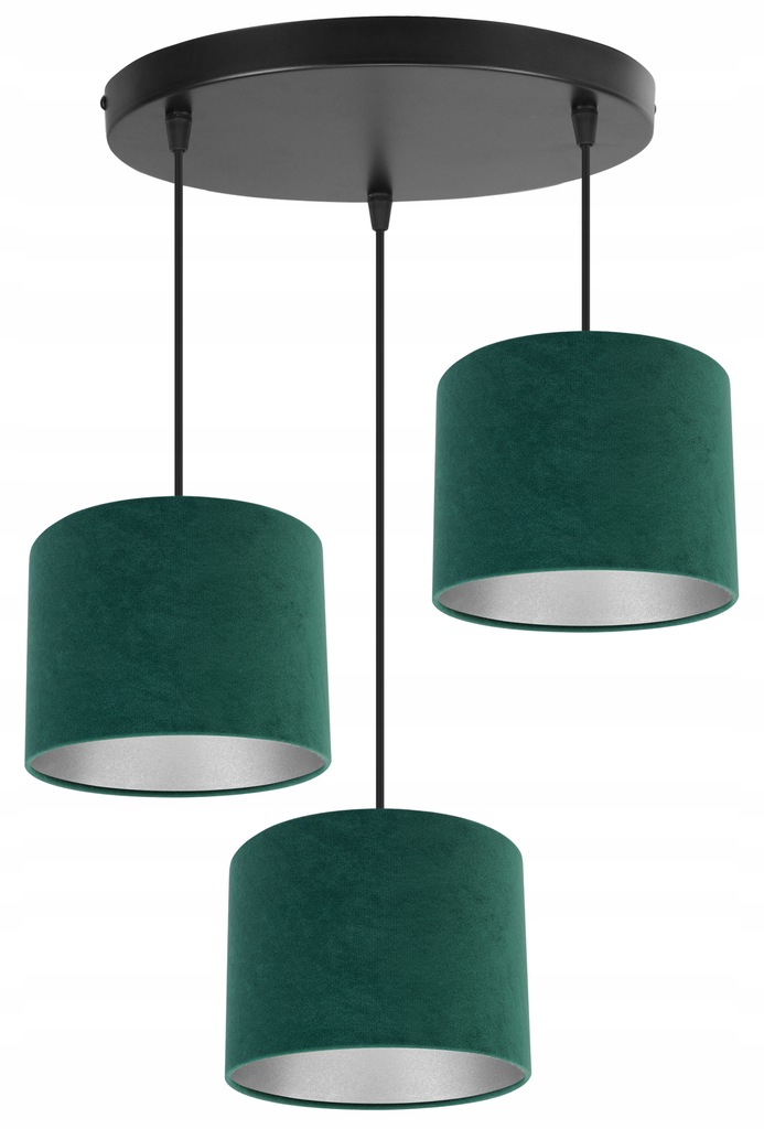 Trojitá lampa s možností přizpůsobení na schodiště Mediolan velur