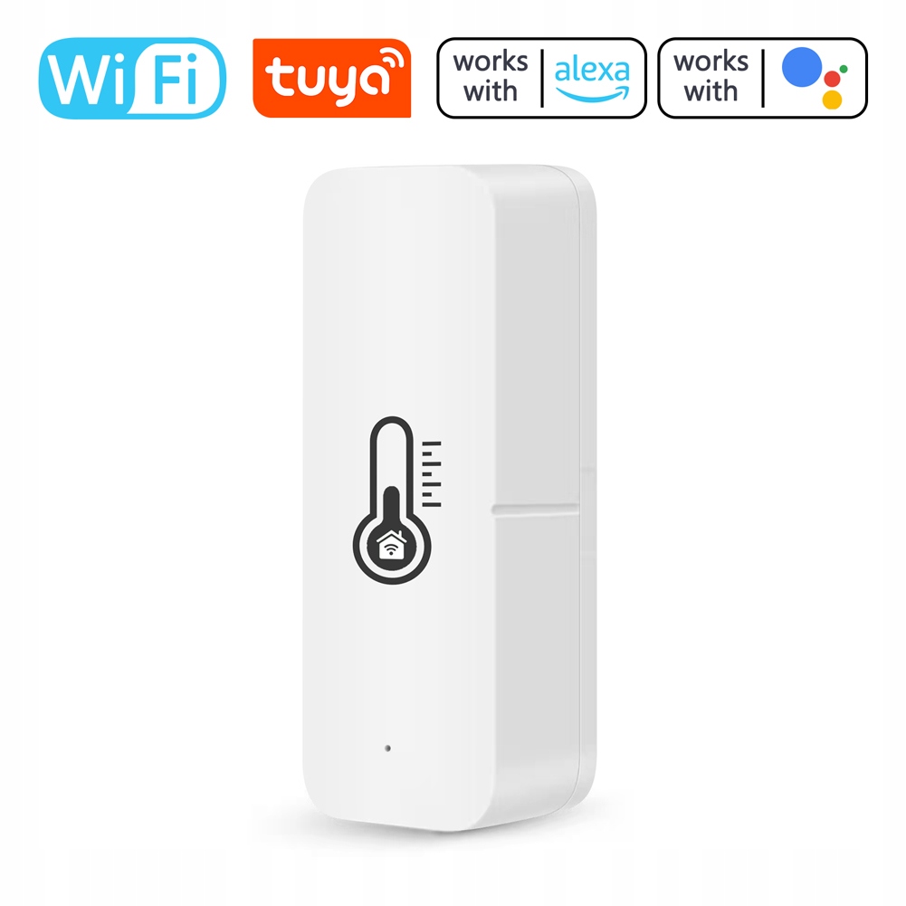 DETEKTOR TEMPERATURY I WILGOTNOŚCI Tuya WiFi Marka Tuya