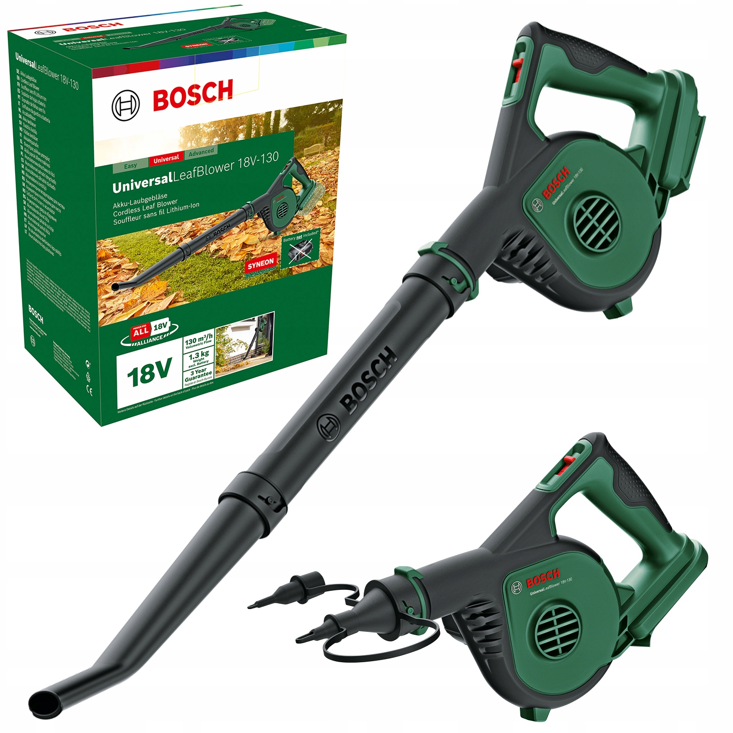 Bosch Akumulatorowa dmuchawa do liści UniversalLeafBlower 18V-130 korpus