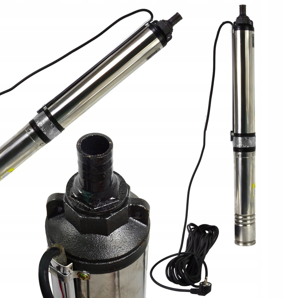 POMPA GŁĘBINOWA QJD-2-62/15 1,5kW 90L/min 62m 95mm