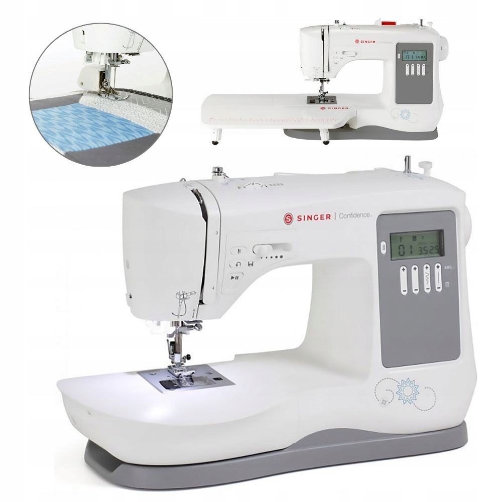 Šicí stroj Singer 7640 60 stehů Šití zpět Bílá