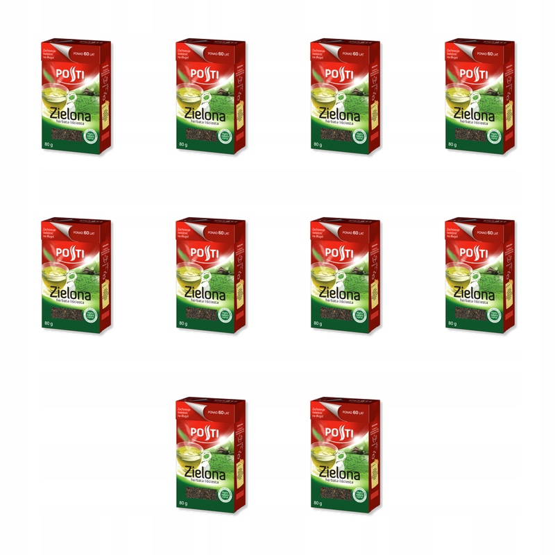 Posti Čaj Listový Zelený 80 g X10