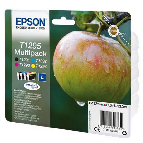 Epson inkoustová náplň/ T1295/ Multipack T1295 DURABrite Ultra Ink/ 4x barv