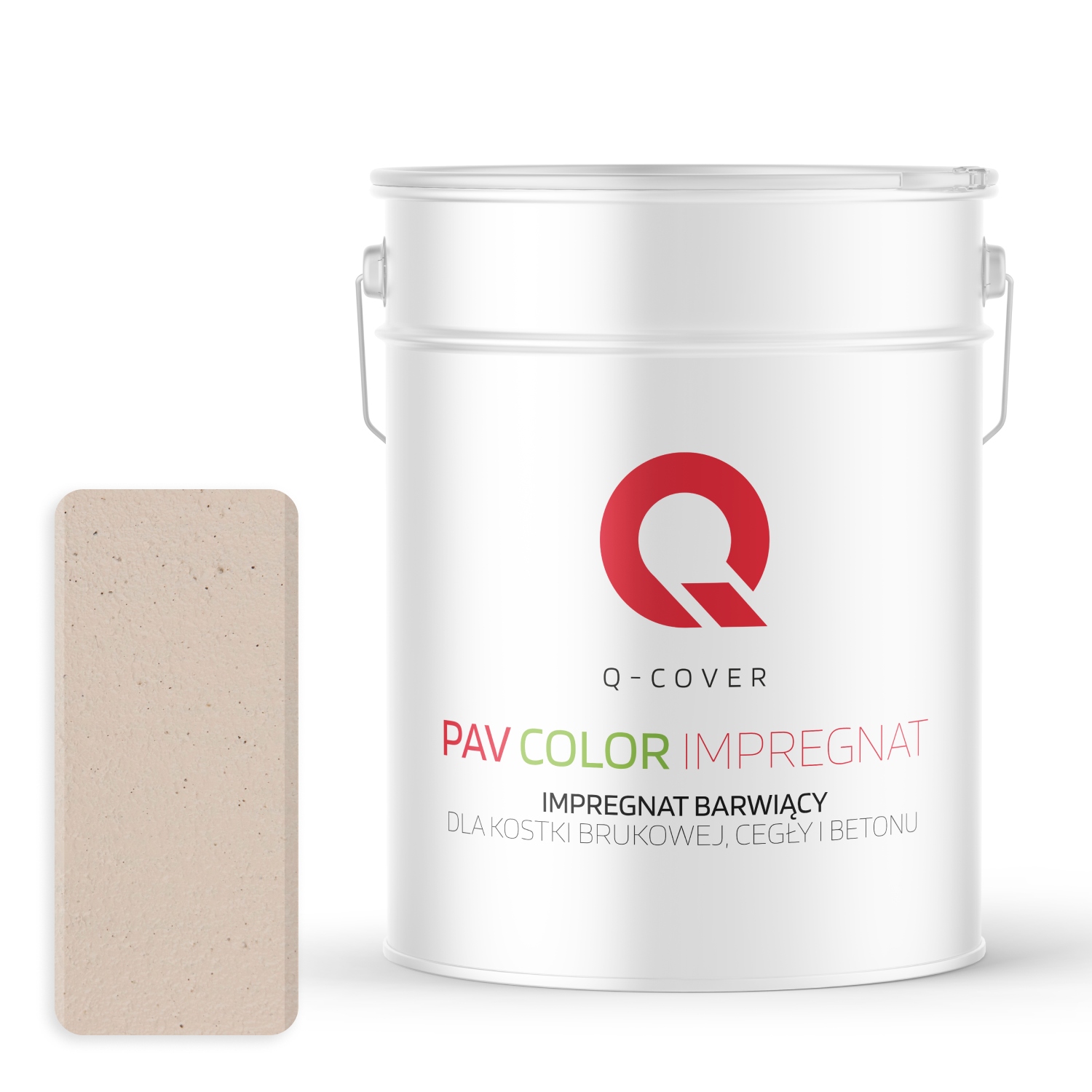 Barvící Impregnát Na Dlažební Kostky Z Cihel Betonu, Barva Krémově Béžová 10 L