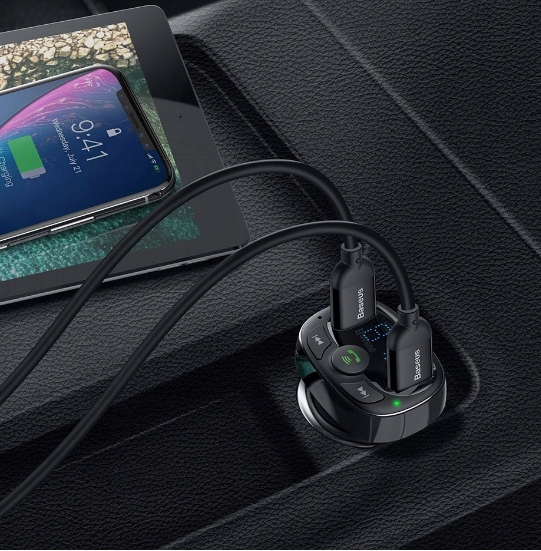 Transmiter samochodowy bluetooth FM MP3 USB BASEUS Marka Baseus