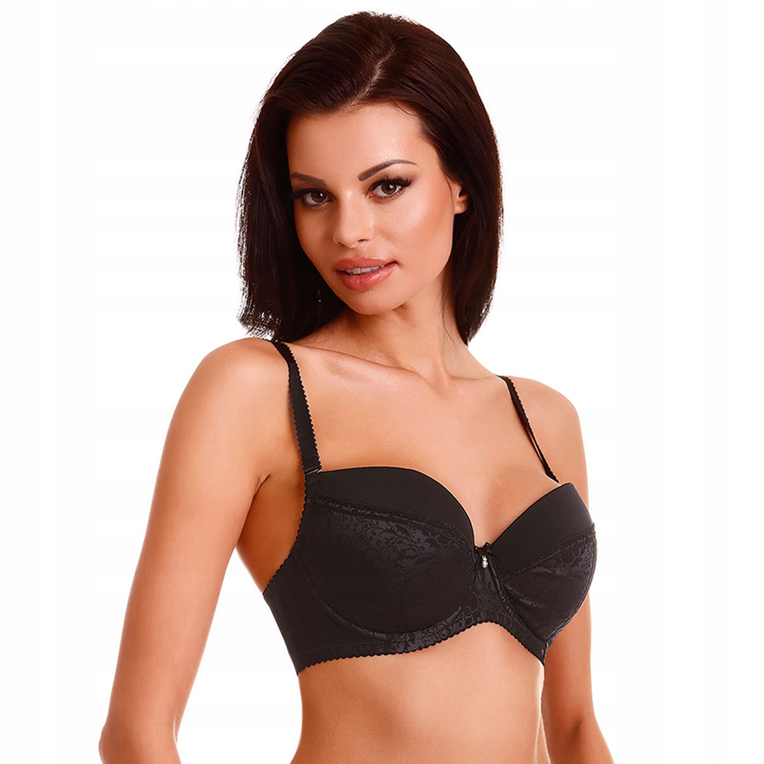 Alles Kelly 04 U černá 80D Vyztužená podprsenka