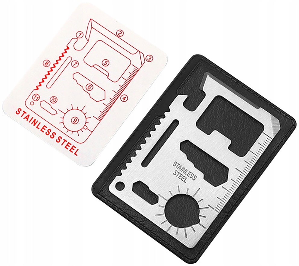 Karta Przeżycia Przetrwania Multitool Noż Piła