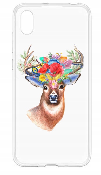 

etui silikon 1 mm kwiaty boho do Huawei Y5 2019