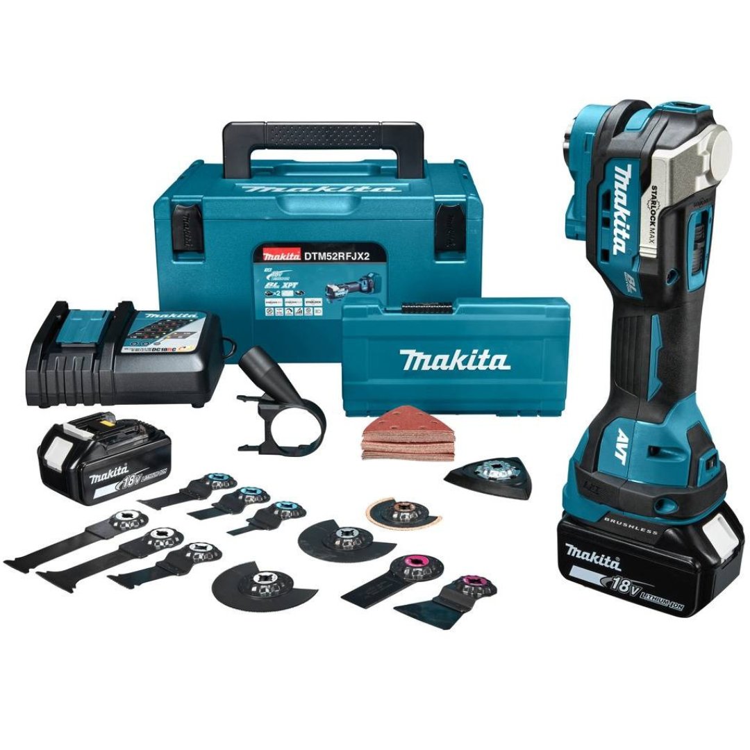 Multifunkční nářadí 18V 2x3.0Ah Starlock Max DTM52RFJX2 Makita