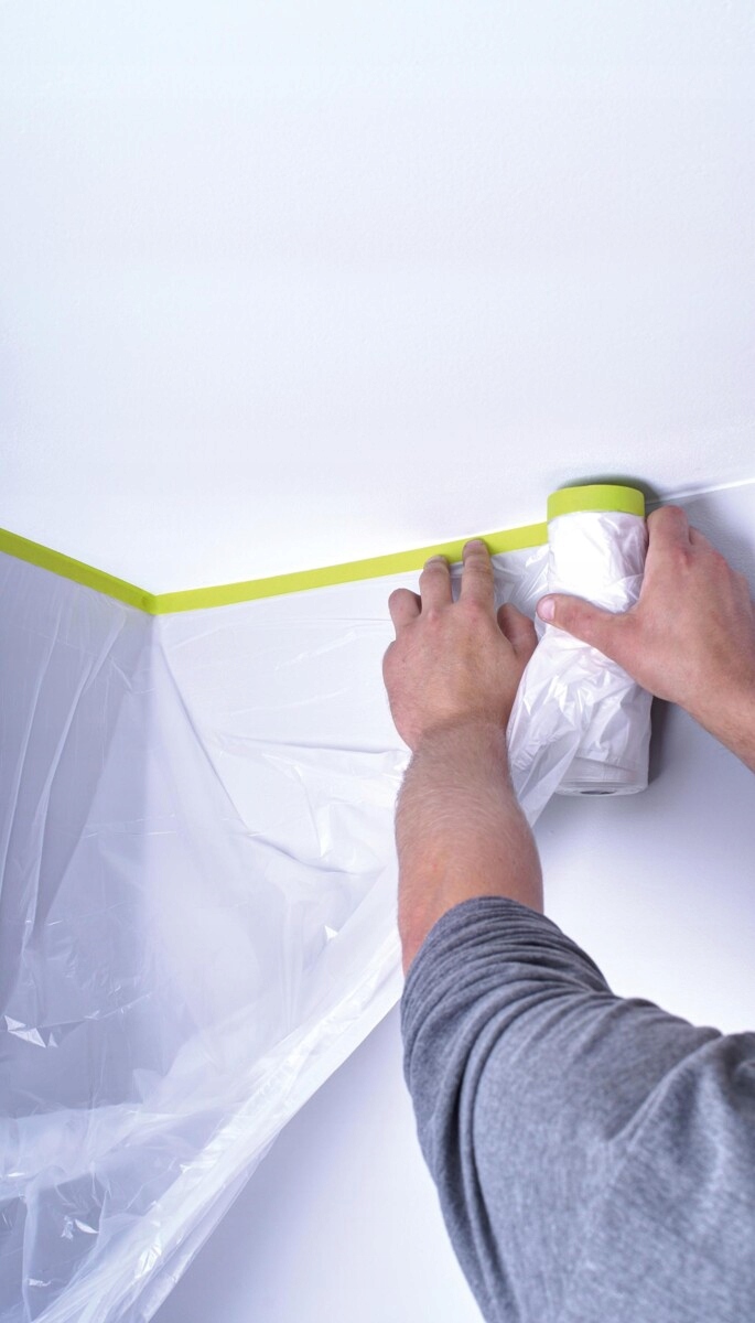 Folia malarska z taśmą ANTYCHLAP MOTIVE 110cm x 33M Marka Motive