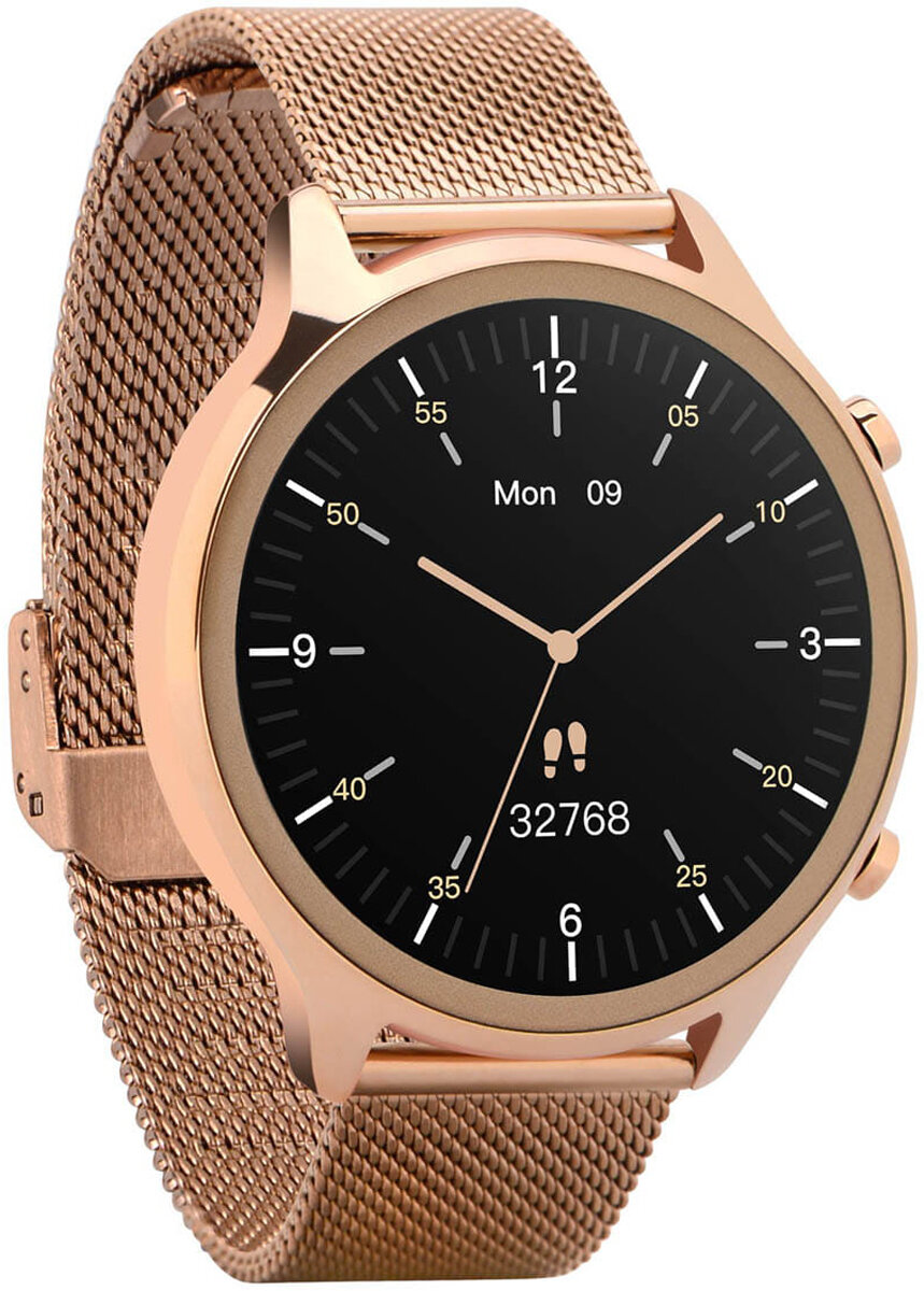Smartwatch GARETT Veronica Złoto-stalowy