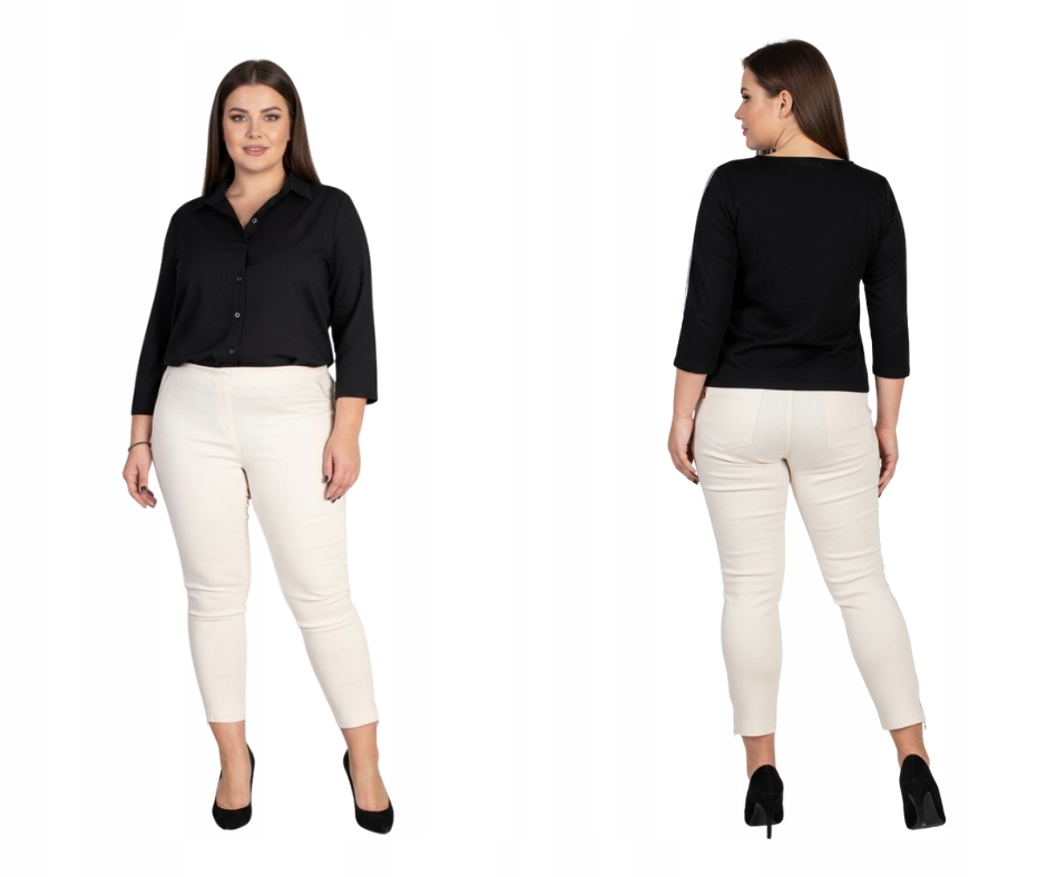 Kalhoty s zipy Cevlar barva světle béžová velikost 56