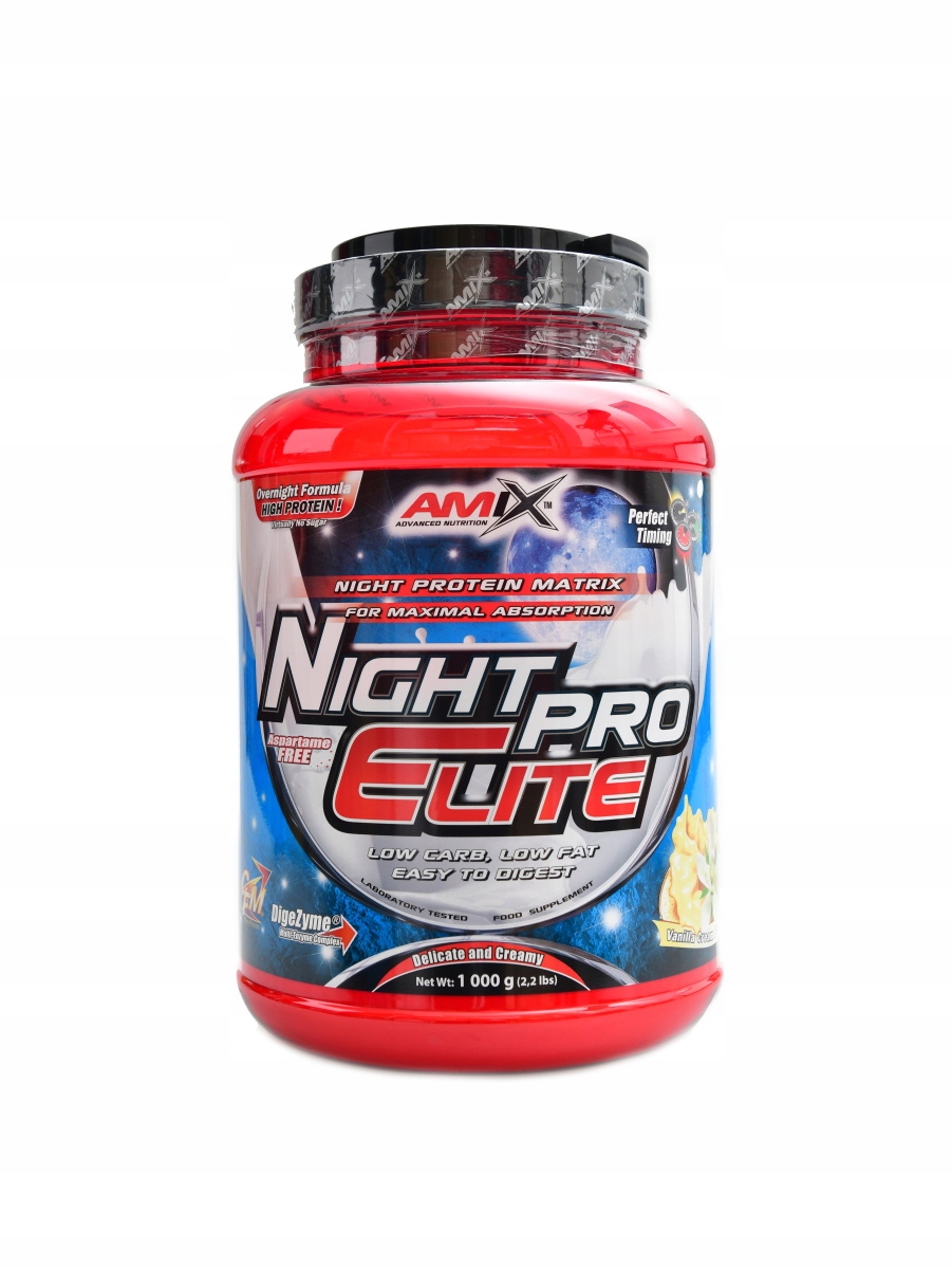Amix Whey Pro night protein 1000 g vanilka