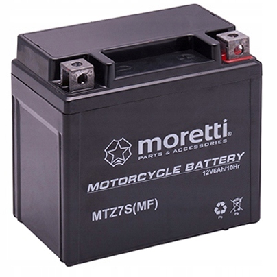 Akumulator Motocyklowy MTZ7S RTZ7S-GEL YTZ7S Agm Gotowy 12V 6Ah 130A P+
