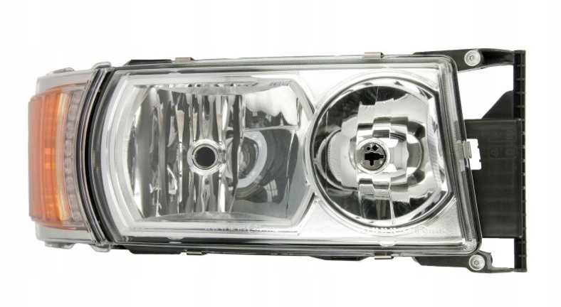 Reflektor przedni Scania 4 R H7 + wtyczki prawy Strona zabudowy prawa