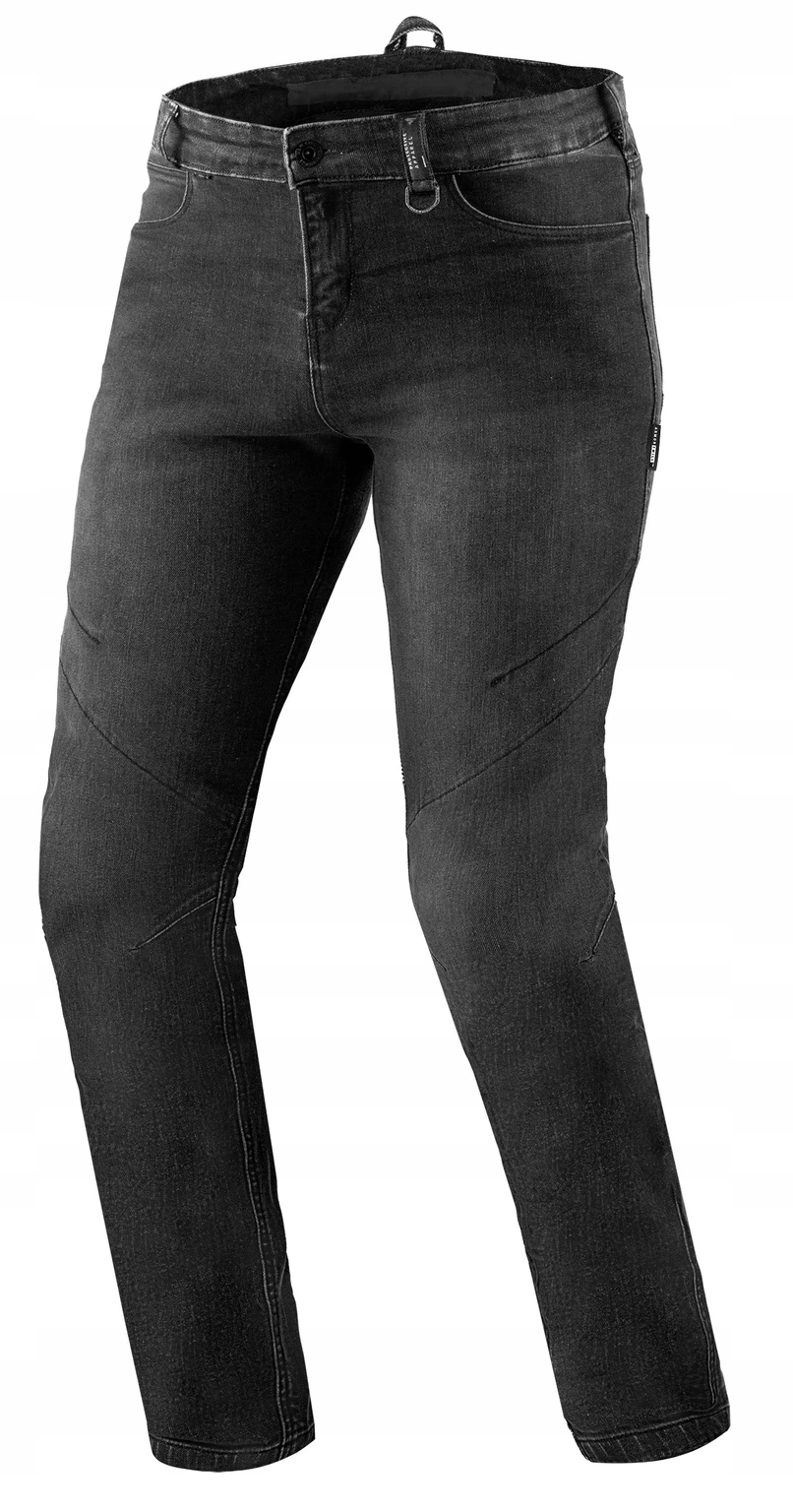 Shima Rider Men Čierne Pánske Motocyklové Džínsy, Čierne
