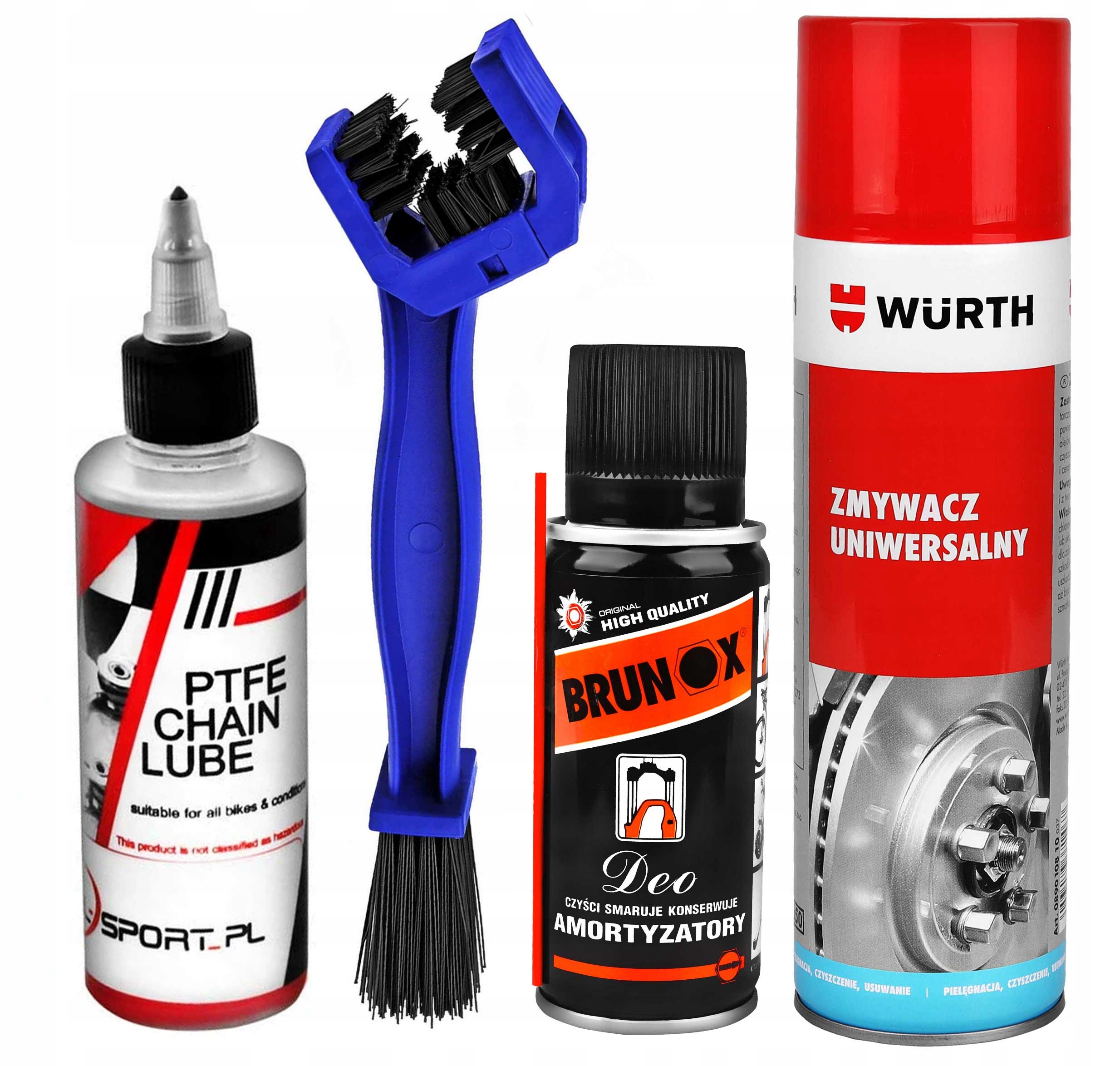 

Serwisowy zestaw smarów Brunox Ptfe WURTH+szczotka