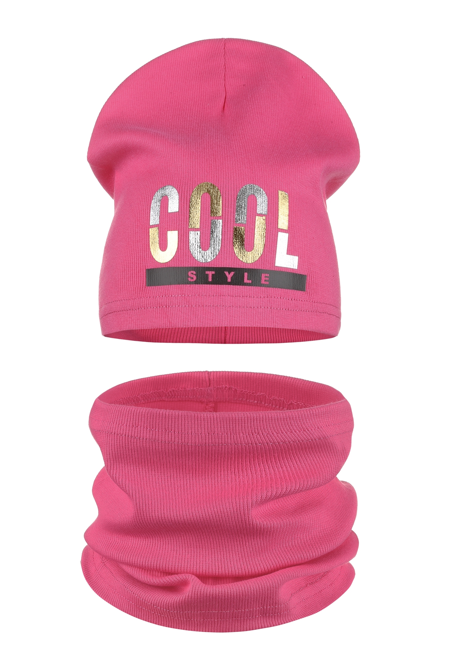 

Majka Komplet Dziewczęcy Czapka + Komin Wiosenny