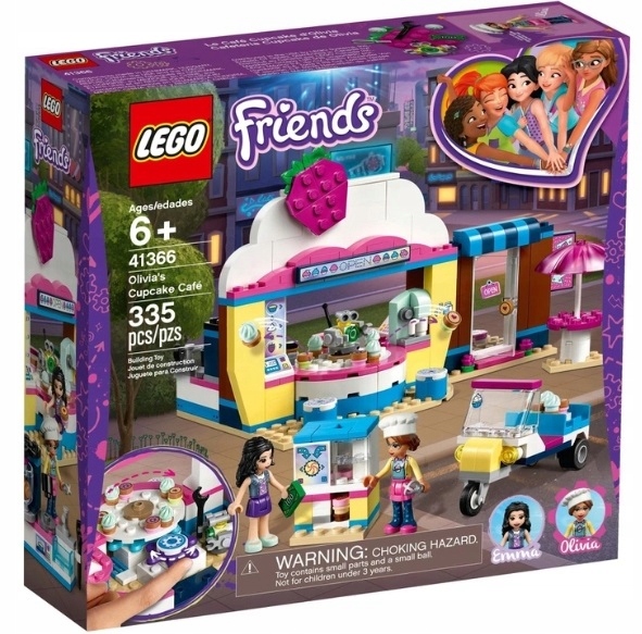 

Lego Friends 41366 cukiernia z babeczkami Oliwii