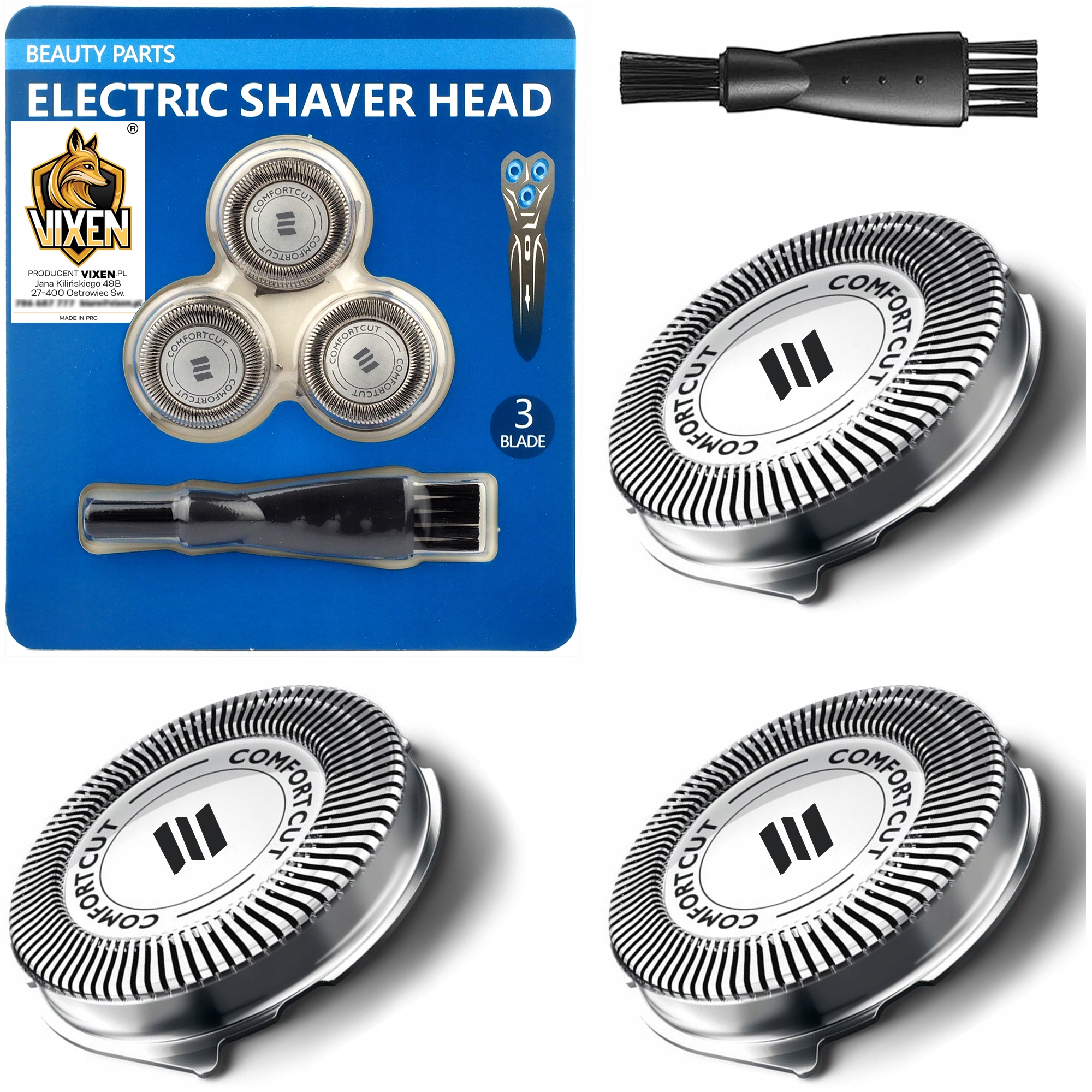 GOLARKA GŁOWICE OSTRZA NOŻE do PHILIPS COMFORTCUT 1000 3000 SH30 SH30/50