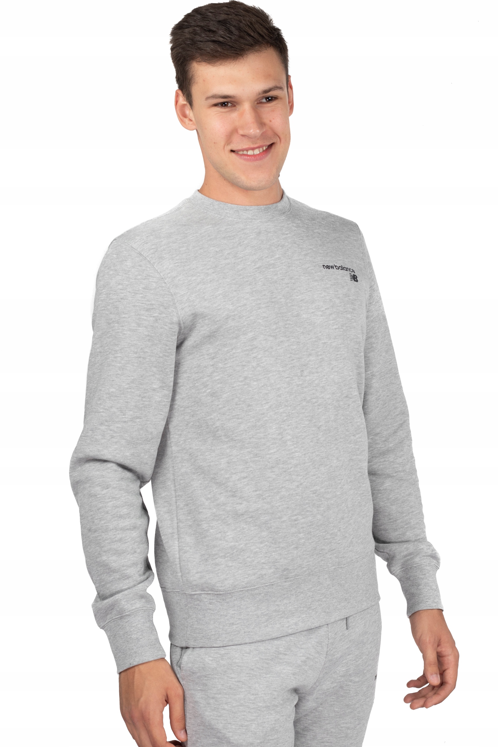 NEW BALANCE BLUZA MĘSKA KLASYCZNA BAWEŁNIANA R-XXL Marka New Balance