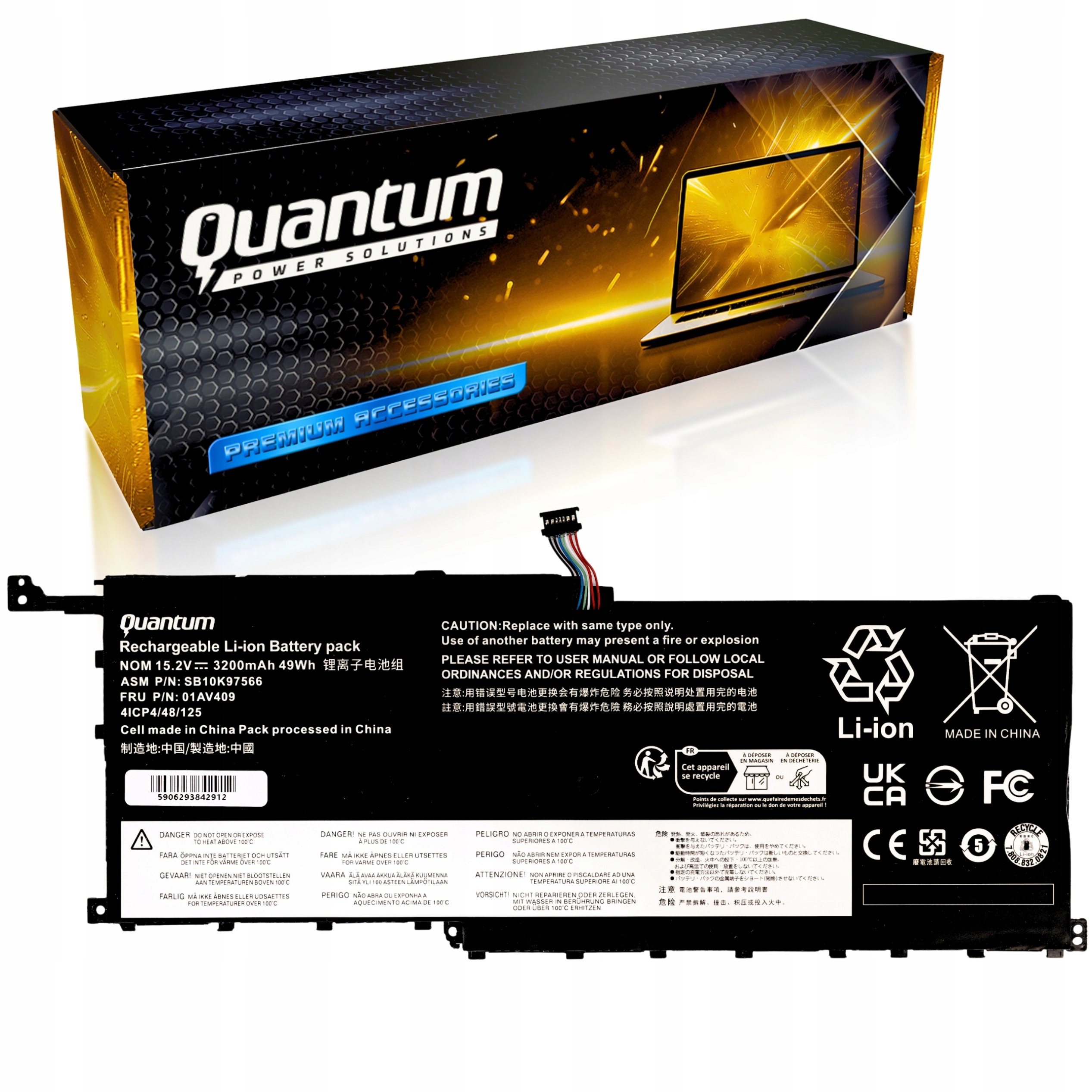 Baterie 00HW028 SB10F46466 pro Lenovo ThinkPad X1 Carbon 4th X1 Yoga Gen 1 2