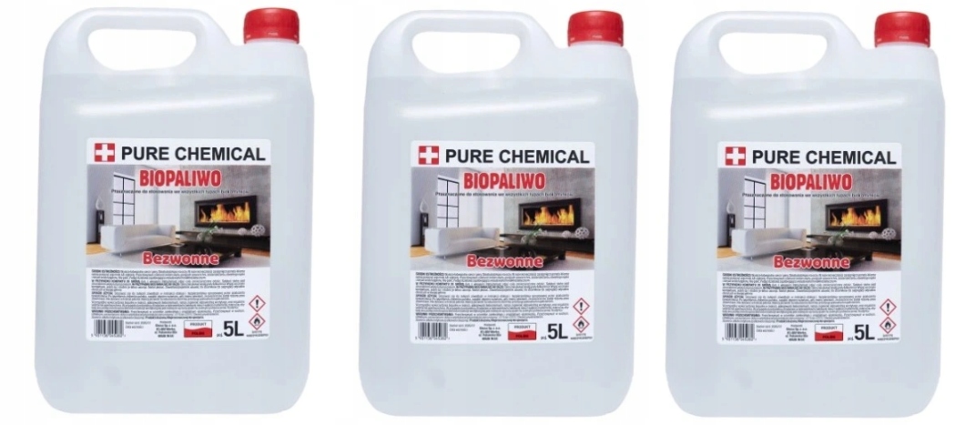 Biopaliva 3X5 L Bez Zápachu Bioethanol Pro Biokoinky Atest Pzh