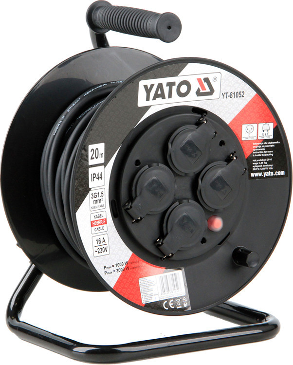

Przedłużacz Bębnowy 20M Yato YT-81052 3G1,5MM