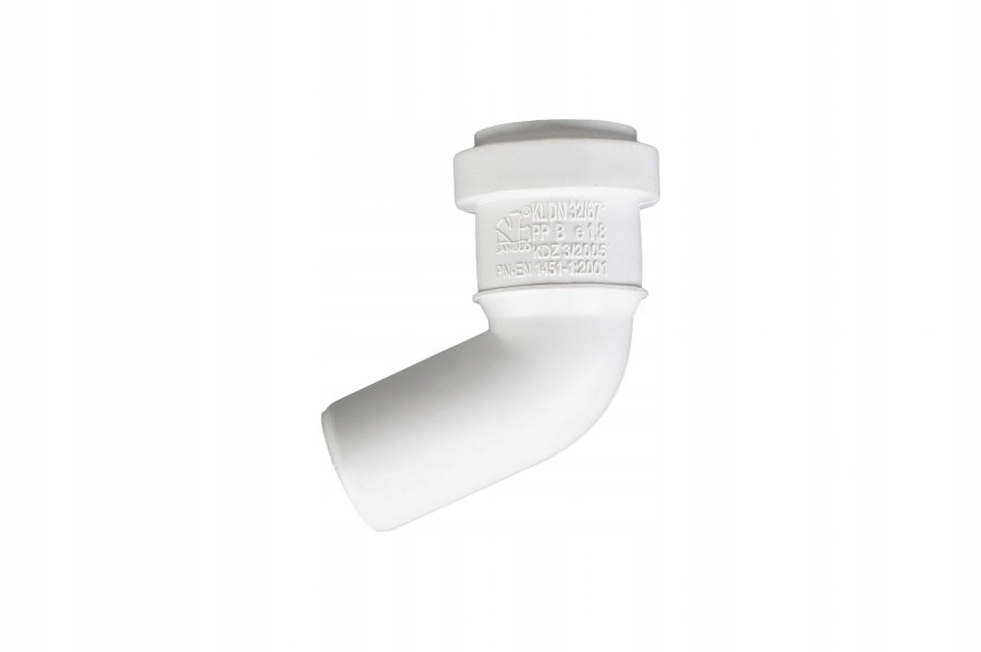 

Kolano Kanalizacyjne Kolanko Pp 32/67 Pcv białe