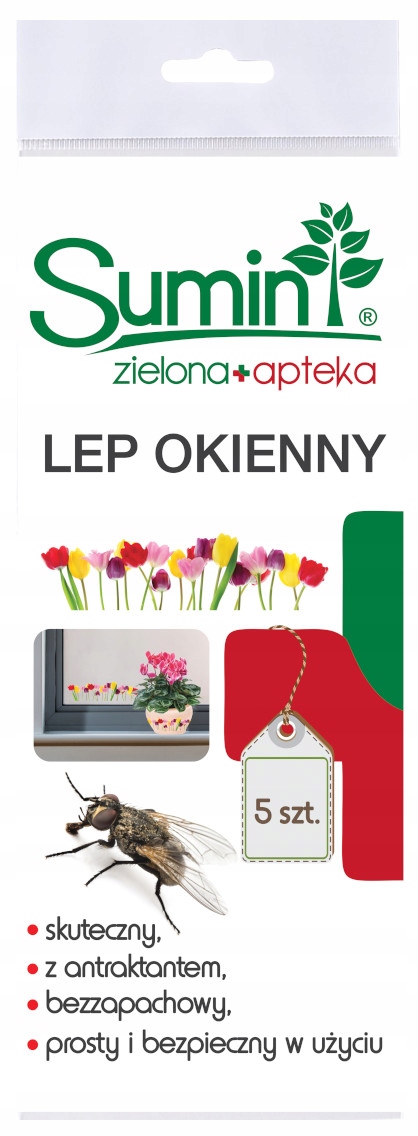

Sumin Lep okienny kwiaty na muchy, komary 5 sztuk