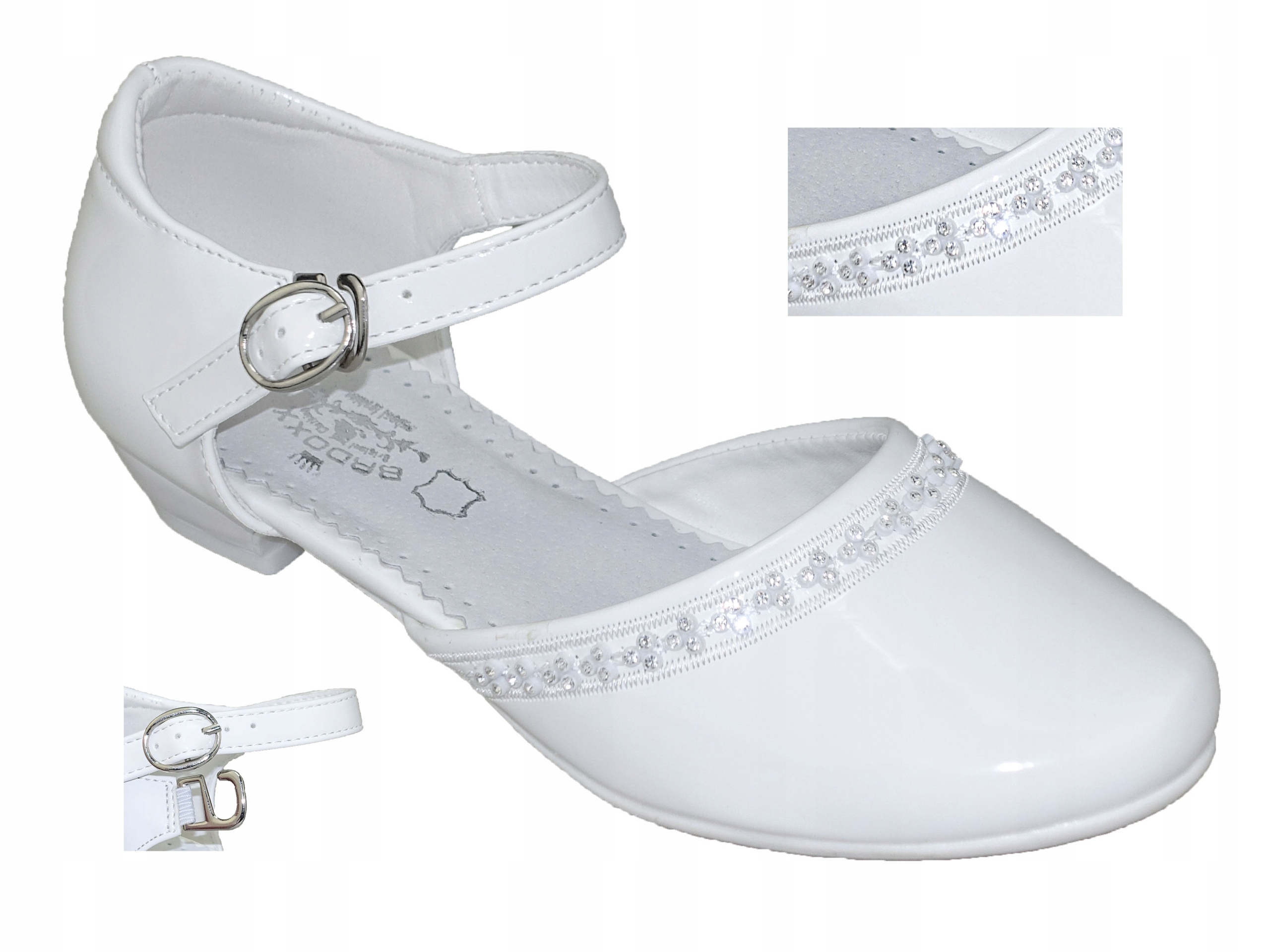 

Buty Dziewczęce Komunijne Białe Do Komuni Baleriny