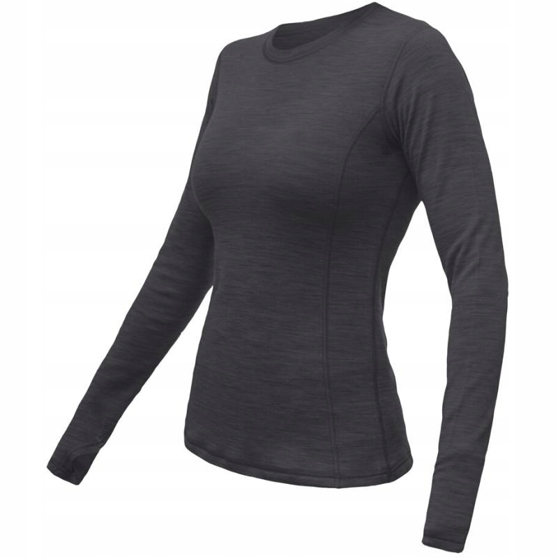 Sensor Triko Merino Bold dámské dlouhý antracitová šedá XL