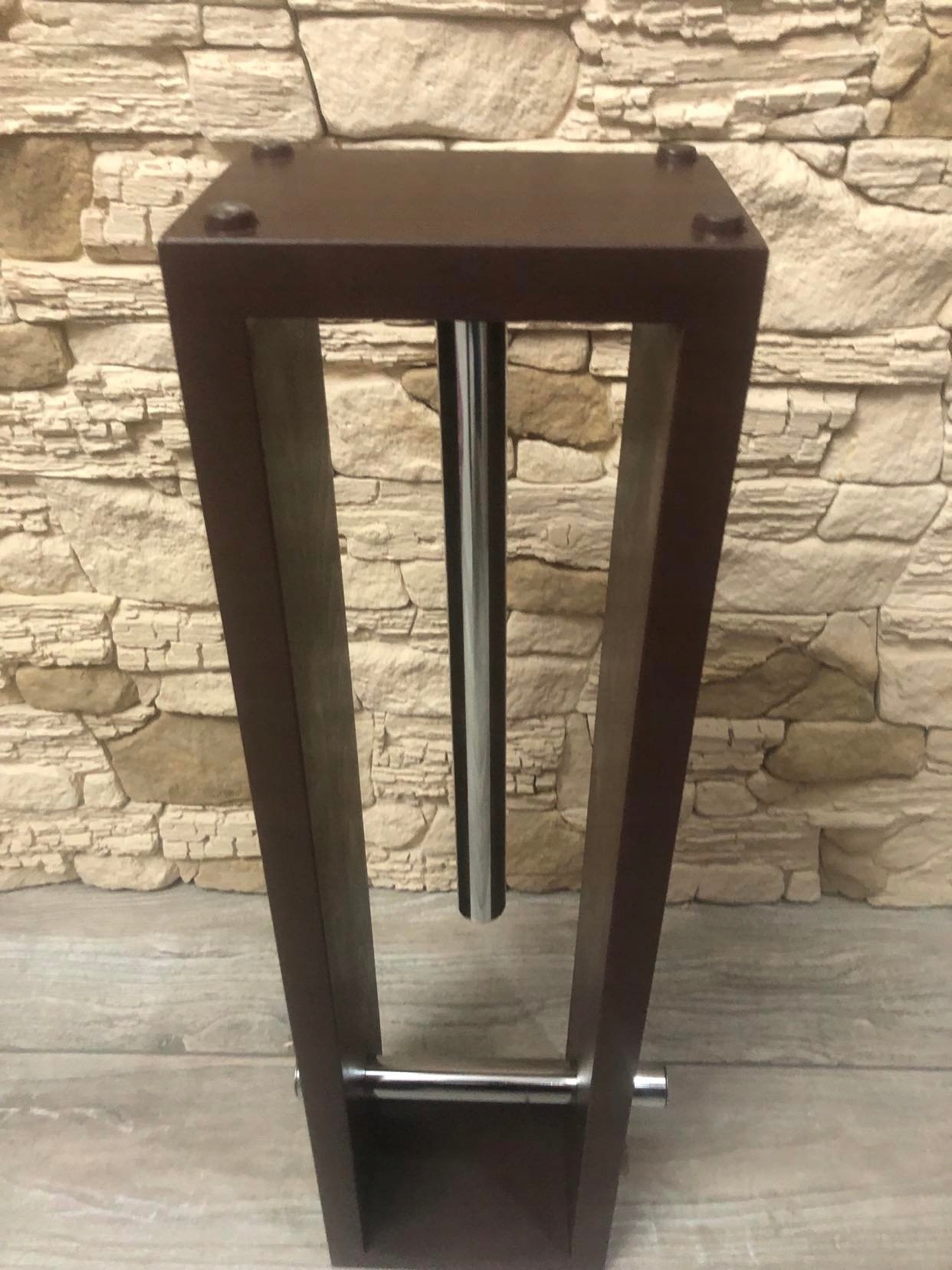 Stojak drewniany na papier toaletowy PALISANDER Typ stojak