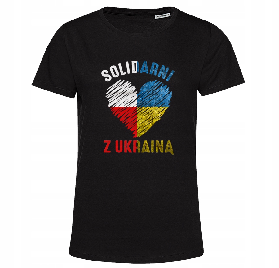 

Koszulka Damska Ukraina Solidarni Z Ukrainą S